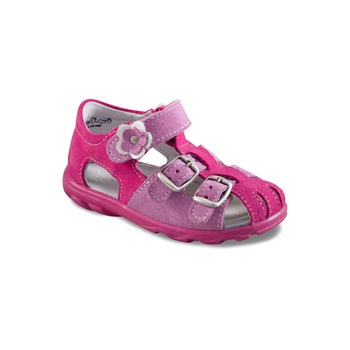 Sandale casual Richter din piele intoarsa, fete, roz Sandale casual Richter din piele intoarsa, fete, roz