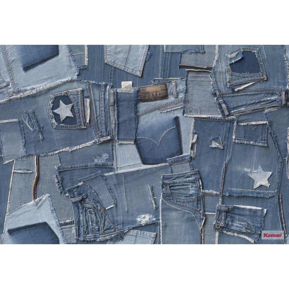 Fototapet Komar 8-909, Jeans 368 x 254 cm