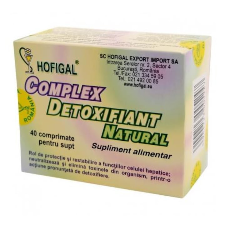 Suplimente de detoxifiere hepatică și renală. Detoxifiant - Dacia Plant | Eherbal