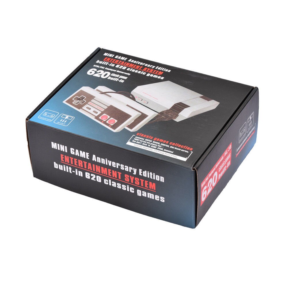 Mini Retro Console, Gonga, 620 Games, бяла - eMAG.bg