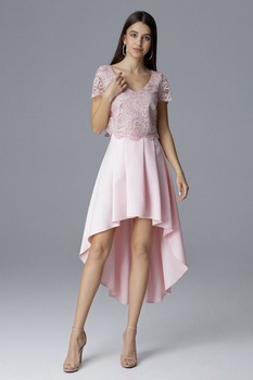 Rochie de zi model 126217 Figl, Roz, L Rochie de zi model 126217 Figl, Roz, L