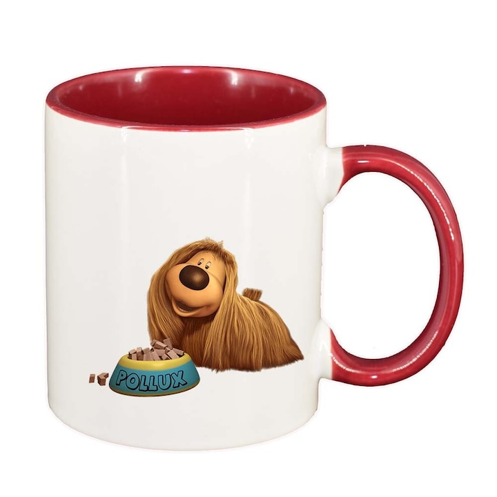 Cana "Cartoon, The Magic Roundabout", interior rosu, 330ml, D759