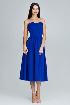 Rochie de dama model 116337 Figl, Albastru, M Rochie de dama model 116337 Figl, Albastru, M