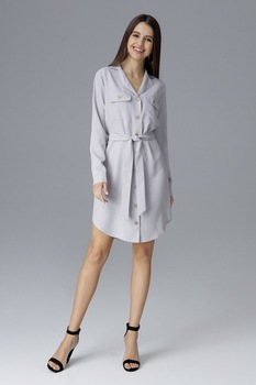 Rochie de seara model 126027 Figl, Gri, L Rochie de seara model 126027 Figl, Gri, L
