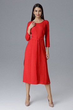 Rochie de zi model 126025 Figl, Rosu, M Rochie de zi model 126025 Figl, Rosu, M
