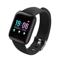 Bratara Fitness Yoho ID116 Plus color,Ritm Cardiac,IP67,Tensiune,Calorii,G-sensor,Pedometru,bluetooth,Negru