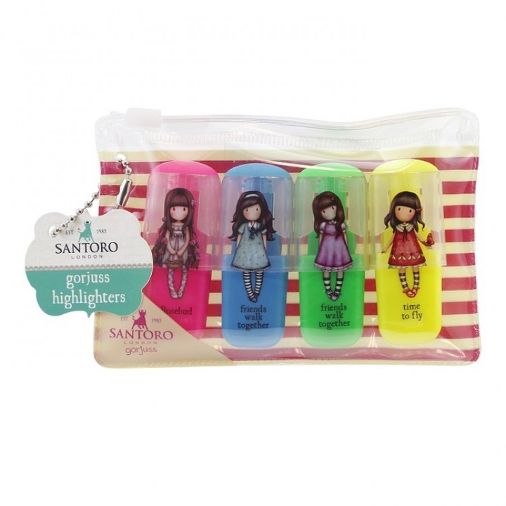 Комплект цветни маркери Gorguss Cityscape, 4 броя