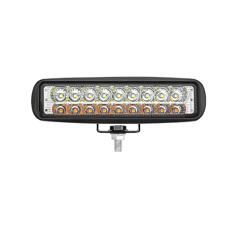 LED Proiectoar Flexzon 54W 12V-24V, 15,5 Cm , 2000 Lumeni cu Semnalul de Directie