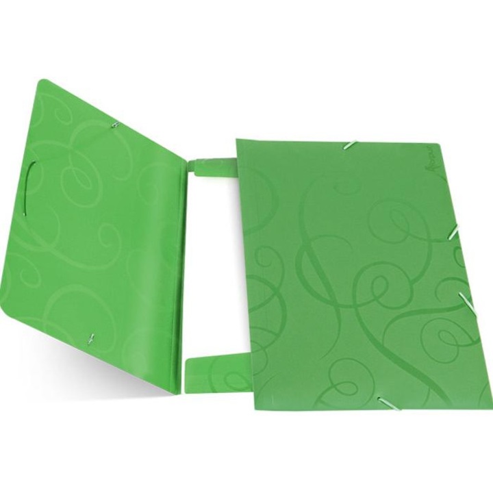 Mapa plastic cu elastic Forpus Barocco - verde