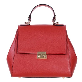 Geanta din Piele Naturala Rosie Lorena Geanta din Piele Naturala Rosie Lorena