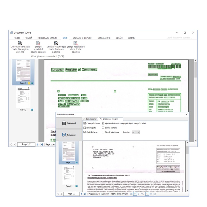 ForIT Solutions Dokumentum SCOPE OCR & PDF /Végleges licensz PC -re ...