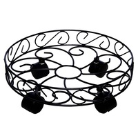 suport ghiveci pentru flori cu roti 31x10 cmnegru imagen 5_0_
0
