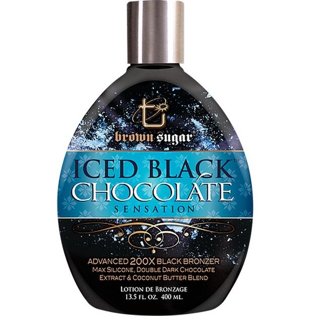 Lotiune bronzanta Brown Sugar, Iced Black Chocolate, 200x, 400 ml