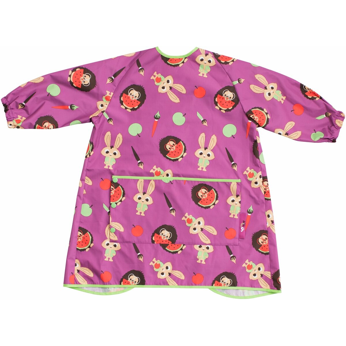 Baveta lunga cu buzunar - Animalute vesele