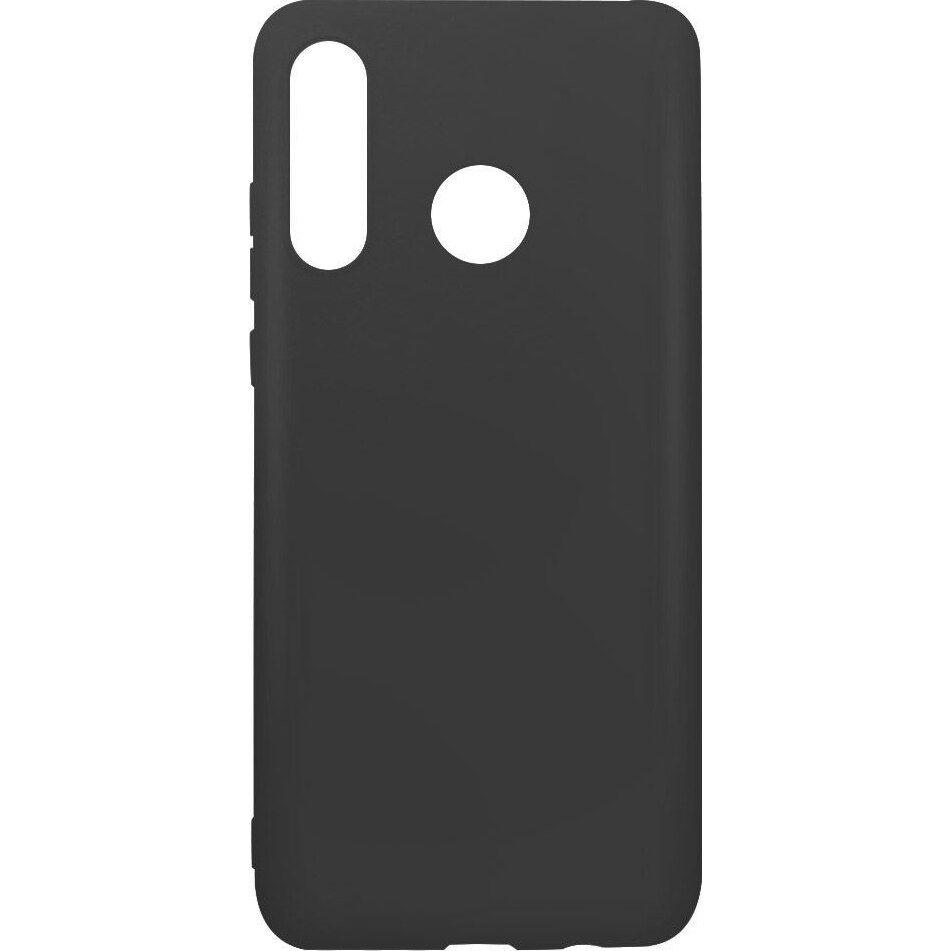Husa de protectie Lemontti Silicon Silky pentru Huawei P30 Lite, Black