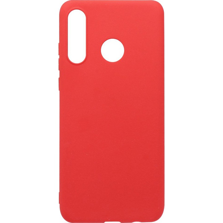 Husa de protectie Lemontti Silicon Silky pentru Huawei P30 Lite, Red