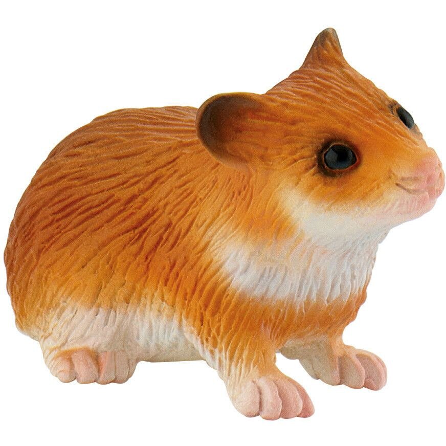 Figurina iMKⓇ Hamster, 3 cm, maro, MGC
