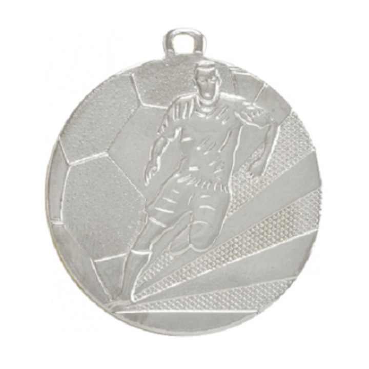 Medalie Fotbal Argintiu cu 5 cm diametru