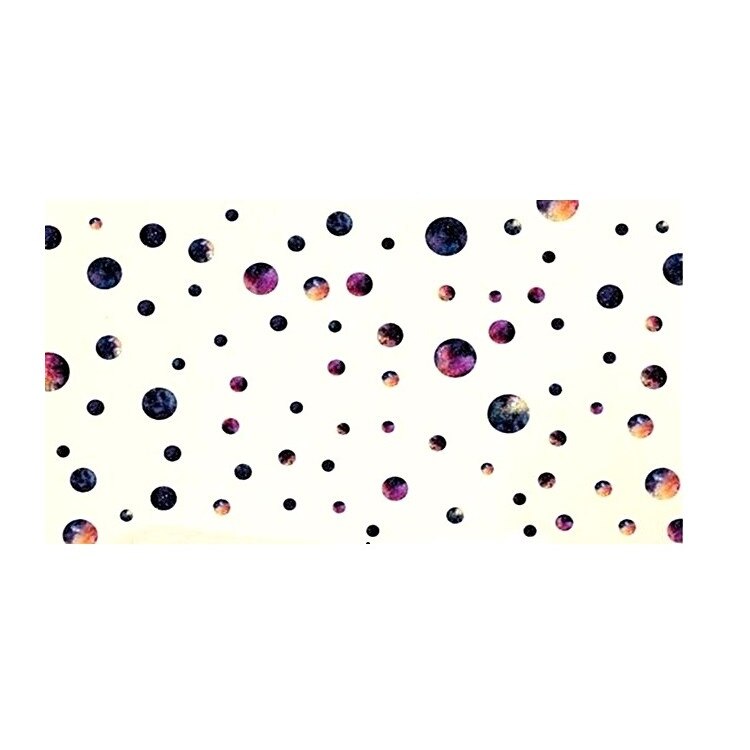 Set sticker perete spatiul cosmic in buline, 80 buc