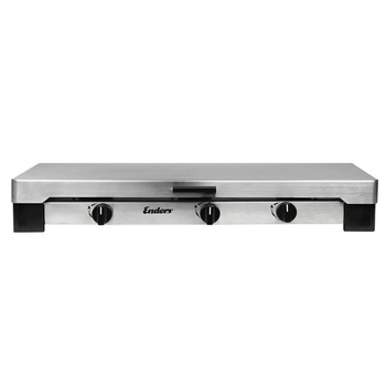 Aragaz portabil pe gaz Enders Brisbane 3, 6.9 kW, 3 plita x 2.3 kW, capac, inox Aragaz portabil pe gaz Enders Brisbane 3, 6.9 kW, 3 plita x 2.3 kW, capac, inox