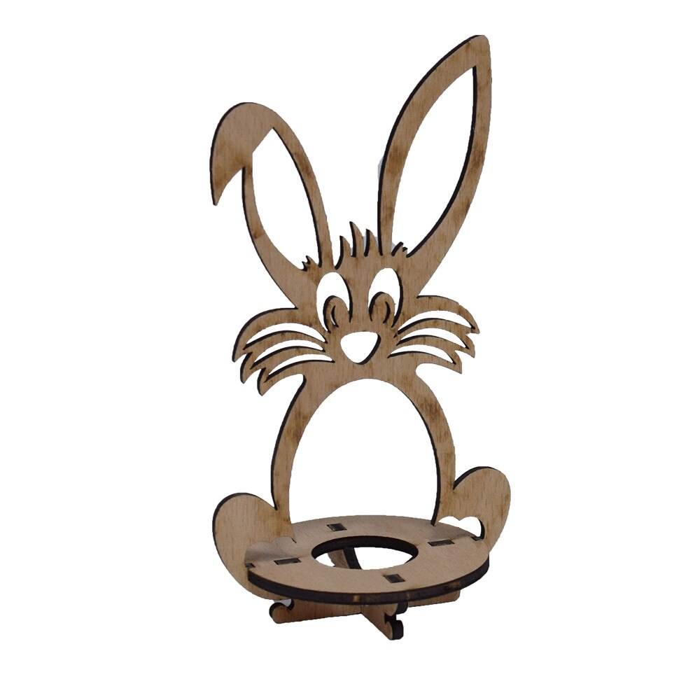 Suport Ou de Pasti din Lemn-Figura Iepuras