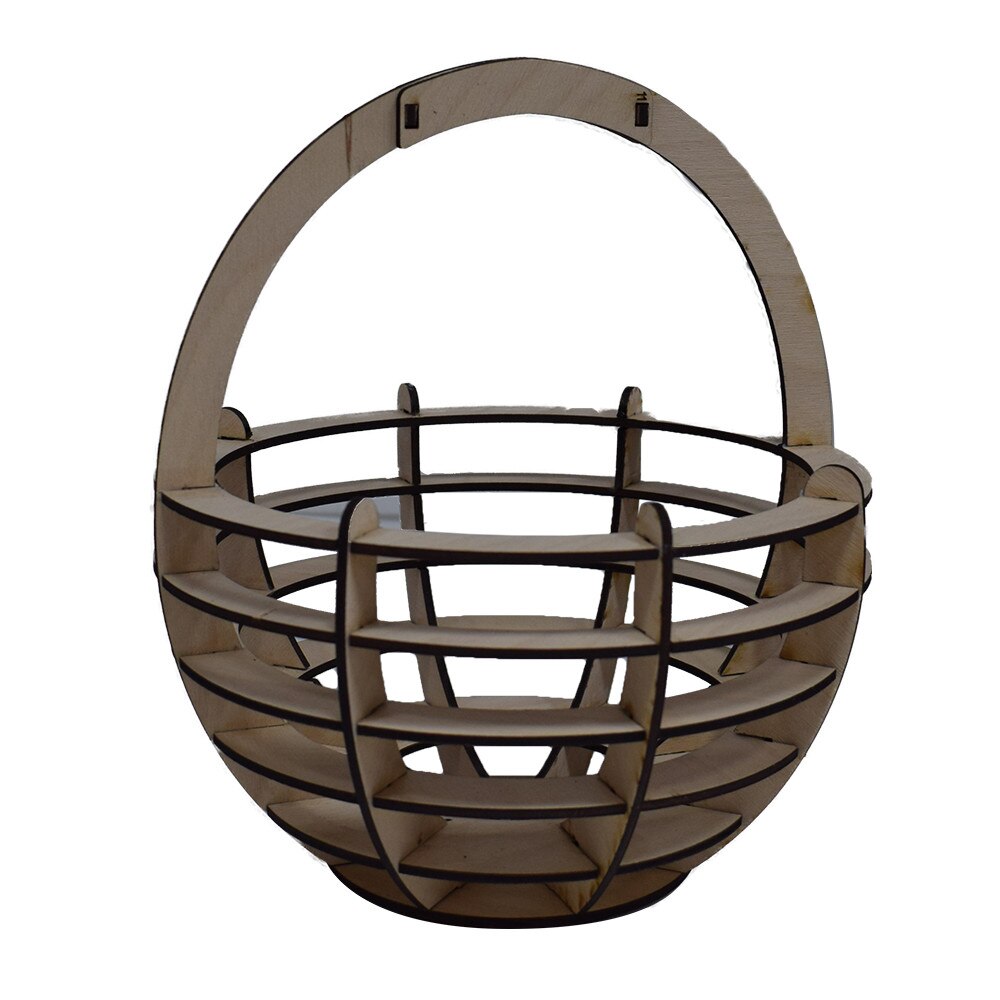 Cos pentru Ou de Pasti din Lemn