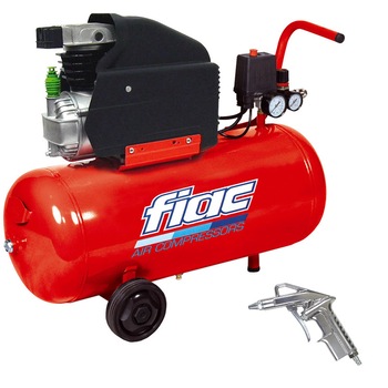 Compresor profesional FIAC COSMOS255, butelie 50l + Pistol de suflat Compresor profesional FIAC COSMOS255, butelie 50l + Pistol de suflat