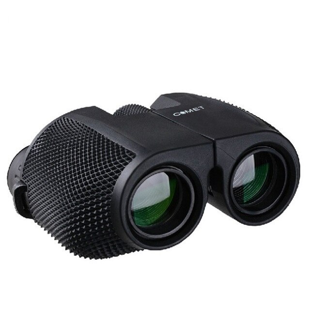 Binoclu compact Comet 10x25, husa cu snur, laveta, MakeDesign Company ®