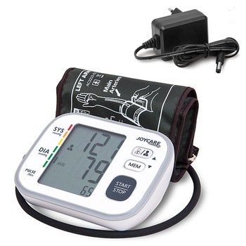 Tensiometru De Brat Joycare De Inalta Precizie Cu Adaptor Si Gentuta, Ecran LCD, 60 Memorii, Manseta 22-32 cm, Presiune 0-299mmHg, Indicarea valorilor masurate in conformitate cu parametrii setati de Organizatia mondiala a sanatatii (WHO) Tensiometru De Brat Joycare De Inalta Precizie Cu Adaptor Si Gentuta, Ecran LCD, 60 Memorii, Manseta 22-32 cm, Presiune 0-299mmHg, Indicarea valorilor masurate in conformitate cu parametrii setati de Organizatia mondiala a sanatatii (WHO)