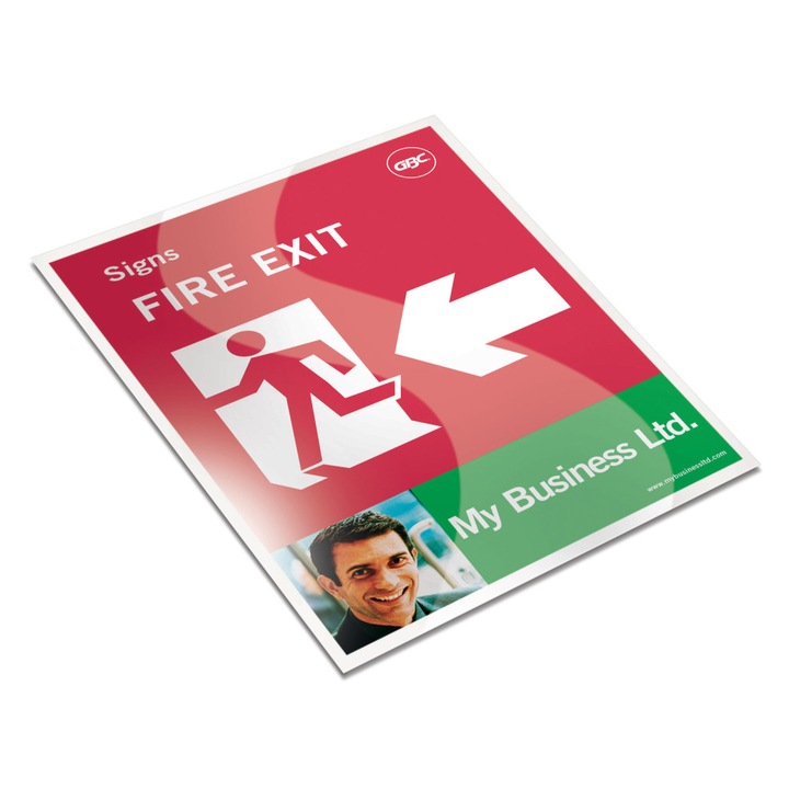 GBC lamináló fólia, öntapadó, A4, 75 mikron, 25/szett