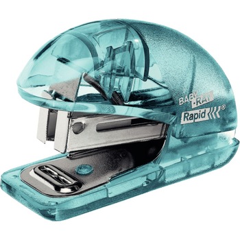 Capsator plastic Rapid Colour'Ice F4, 10 coli, blister, 1000 capse 26/6 incluse, albastru Capsator plastic Rapid Colour'Ice F4, 10 coli, blister, 1000 capse 26/6 incluse, albastru
