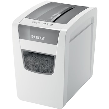 Distrugator documente manual Leitz IQ Home Office Slim, P4, cross-cut (confeti), 10 coli, cos 23l, silentios, alb Distrugator documente manual Leitz IQ Home Office Slim, P4, cross-cut (confeti), 10 coli, cos 23l, silentios, alb