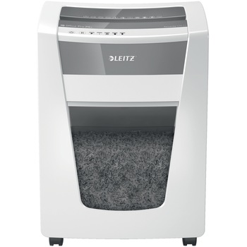 Distrugator documente manual Leitz IQ Office Pro, P5+, micro-cut (particule), 7 coli, cos 30l, silentios, alb Distrugator documente manual Leitz IQ Office Pro, P5+, micro-cut (particule), 7 coli, cos 30l, silentios, alb