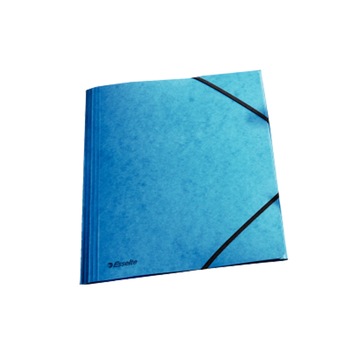 Mapa cu elastic Esselte Rainbow, carton, A4, albastru Mapa cu elastic Esselte Rainbow, carton, A4, albastru