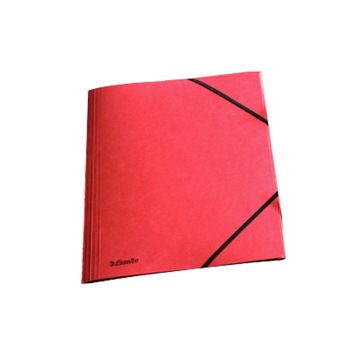 Mapa Esselte LUX din carton cu elastic, Rosu Mapa Esselte LUX din carton cu elastic, Rosu
