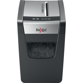 Distrugator documente manual REXEL MOMENTUM X410 Slim, P4, cross-cut (confeti), 10 coli, cos 23l, negru Distrugator documente manual REXEL MOMENTUM X410 Slim, P4, cross-cut (confeti), 10 coli, cos 23l, negru
