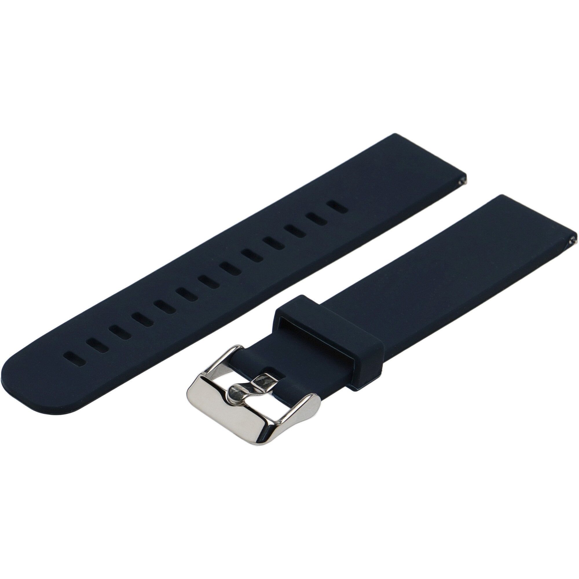 Curea Ceas Smartwatch Silicon Universal ( Samsung, Garmin) - 20mm, Bleumarin