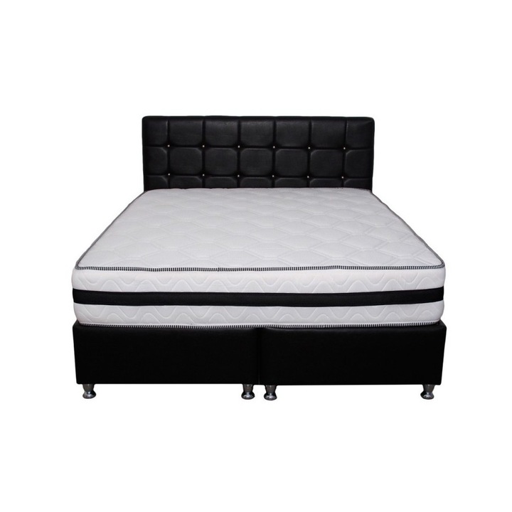 Saltea Memory Foam cu arcuri Axon 160x200x25 + Husa saltea Cadou