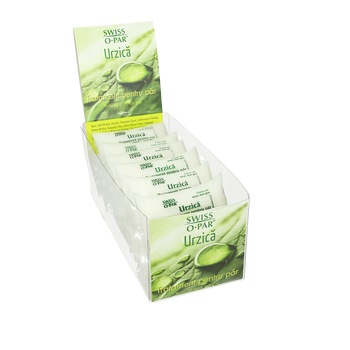 Masca pentru par cu extract de urzica 20 buc Swiss O Par Masca pentru par cu extract de urzica 20 buc Swiss O Par
