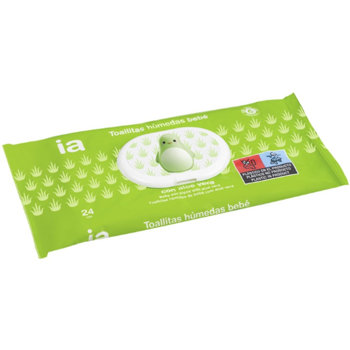 Servetele umede copii aloe vera 24buc Interapothek