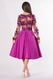 Rochie Midi cu Flori 3D, 42