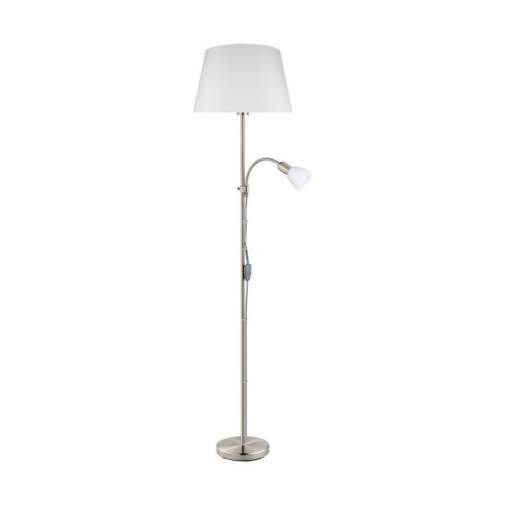Lampadar modern CONESA, EGLO 95686, textil, alb