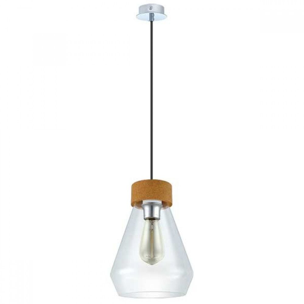 Lustra BRIXHAM,EGLO,Metal si sticla,Transparent