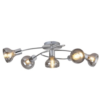 Lustra Holly, 5 x 60w x E14, finisaj crom, RB5561 Lustra Holly, 5 x 60w x E14, finisaj crom, RB5561