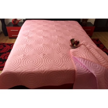 Cuvertura matlasata 2 fete somon/roz 220/230 Cuvertura matlasata 2 fete somon/roz 220/230