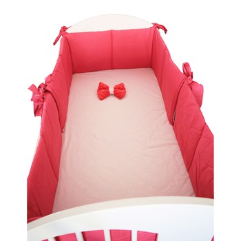 Aparatoare patut, roz inchis, 180 x 30 cm Aparatoare patut, roz inchis, 180 x 30 cm