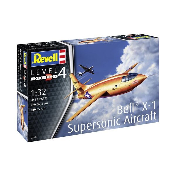 Macheta aeromodele Revell Bell X-1 Supersonic Aircraft 1:32 REV 03888