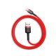 USB-USB-C кабел, Baseus, 3 A, 0,5 м, Червен