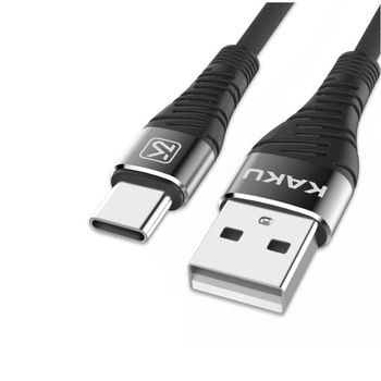 Cablu Ikaku de date/incarcare, Fast charging USB 2.8, Android, microUSB, 1m, Negru Cablu Ikaku de date/incarcare, Fast charging USB 2.8, Android, microUSB, 1m, Negru