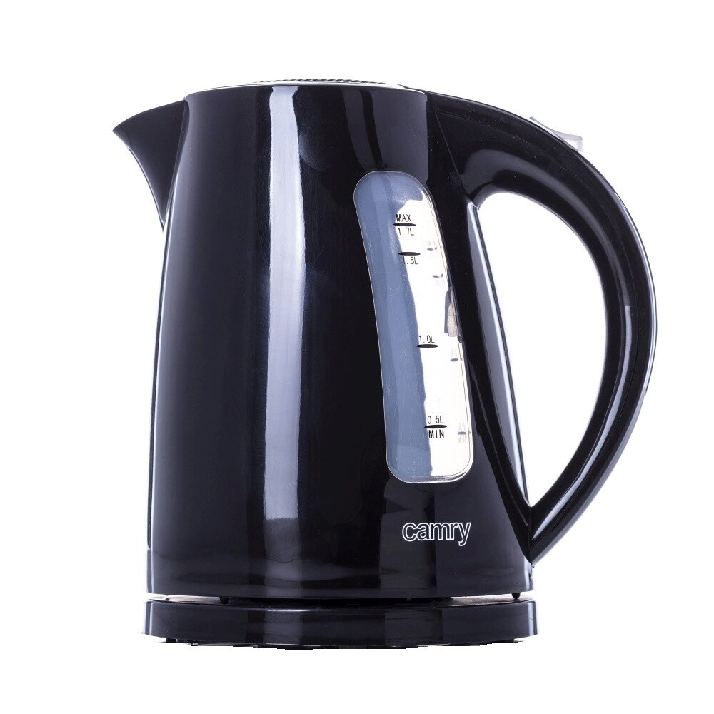 Fierbator Ceainic Electric Camry, Capacitate 1.7L, Putere 2200W, Indicator Luminos, Baza Rotativa, Negru